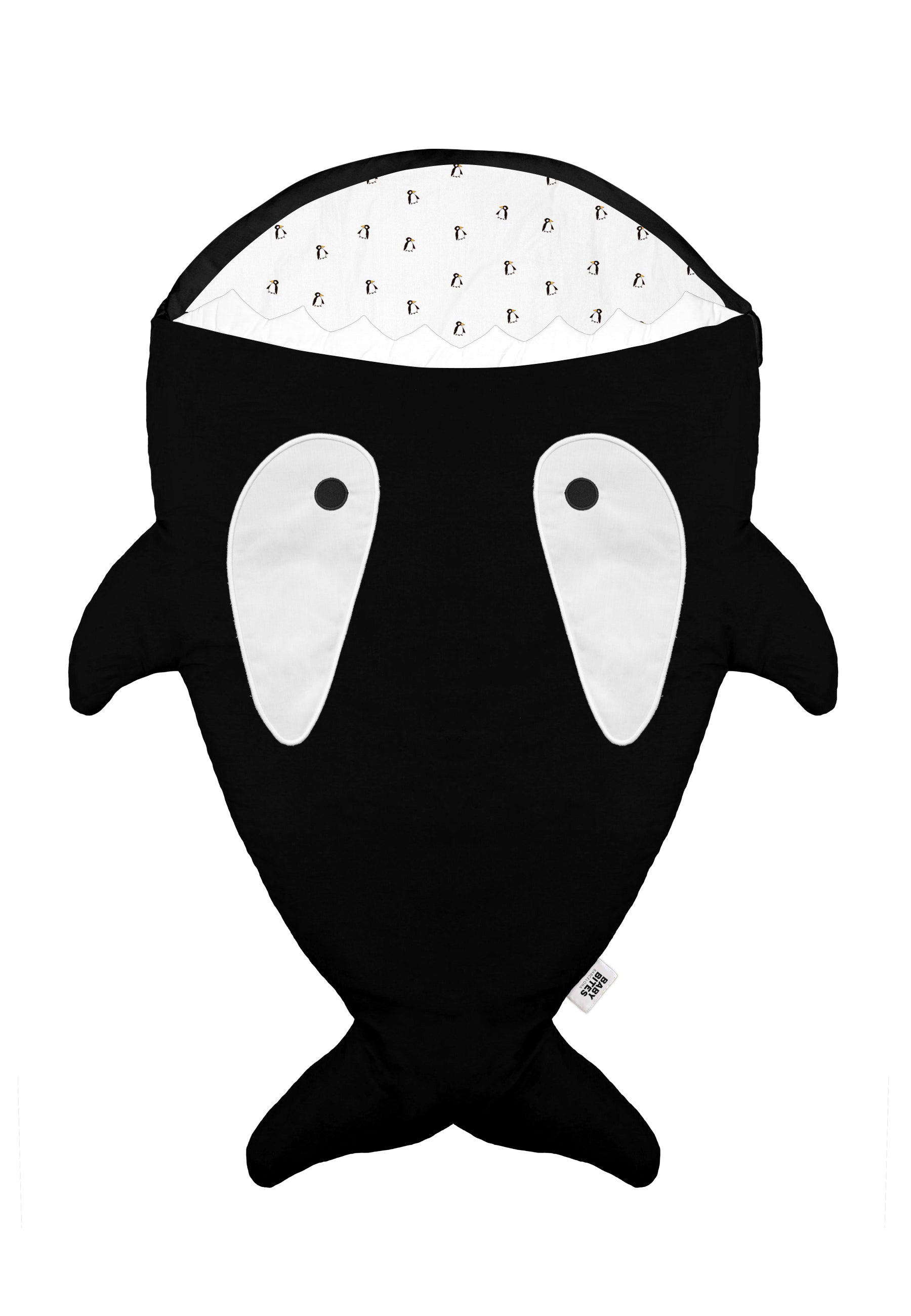 BABY BITES ORCA SLEEPING BAG - BLACK