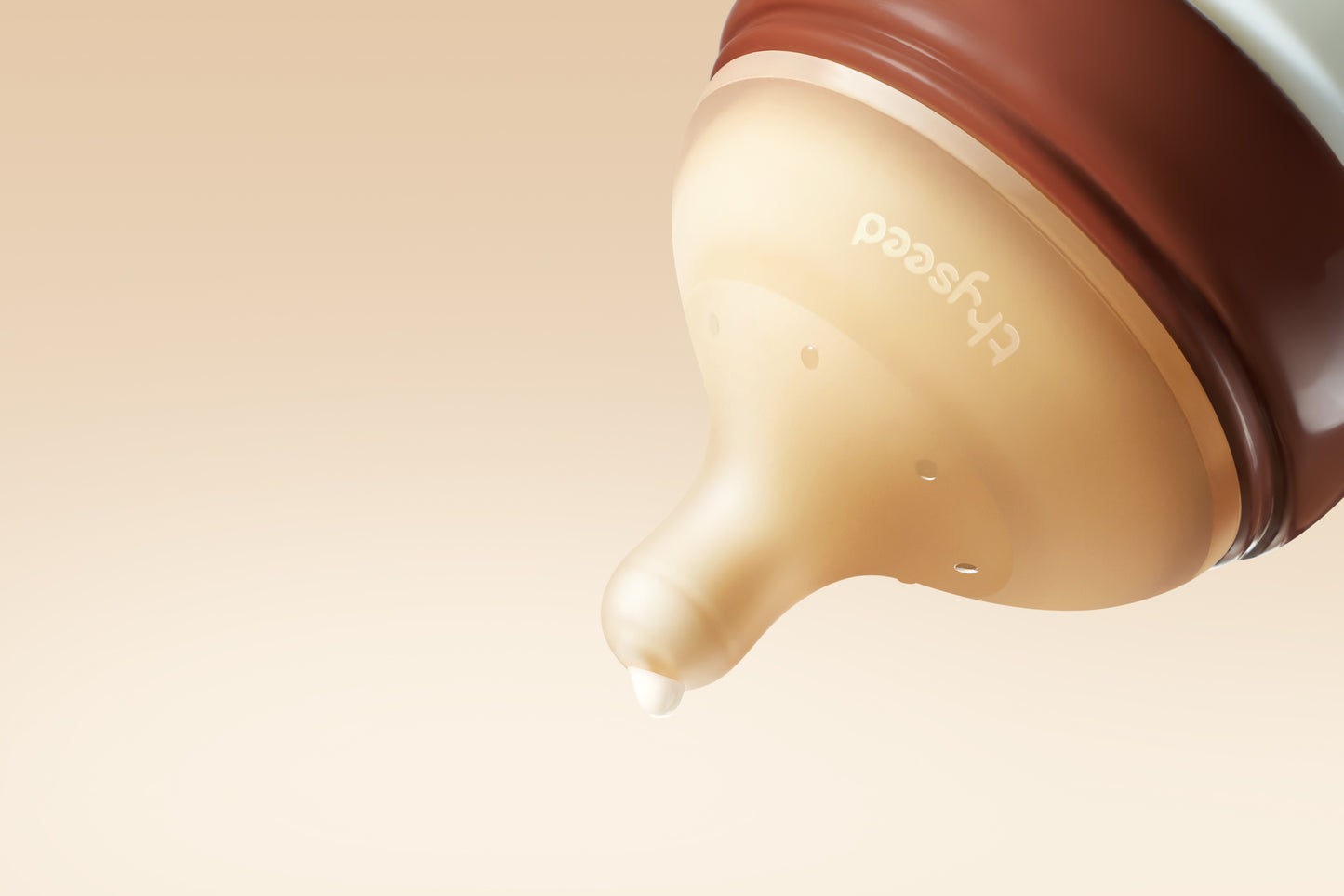 THYSEED NATURAL ANTI-COLIC GLASS BABY BOTTLE（0-1 MONTHS)