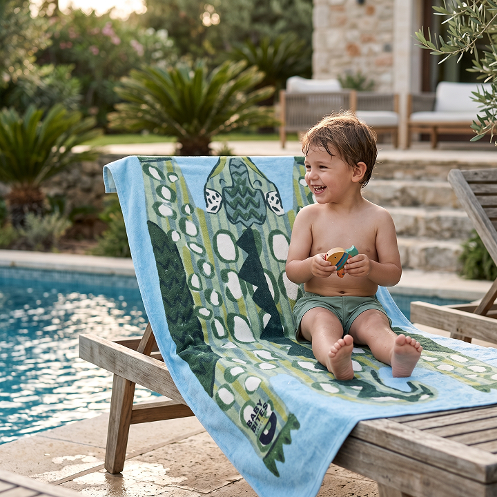 Baby Bites Animal Baby Towel