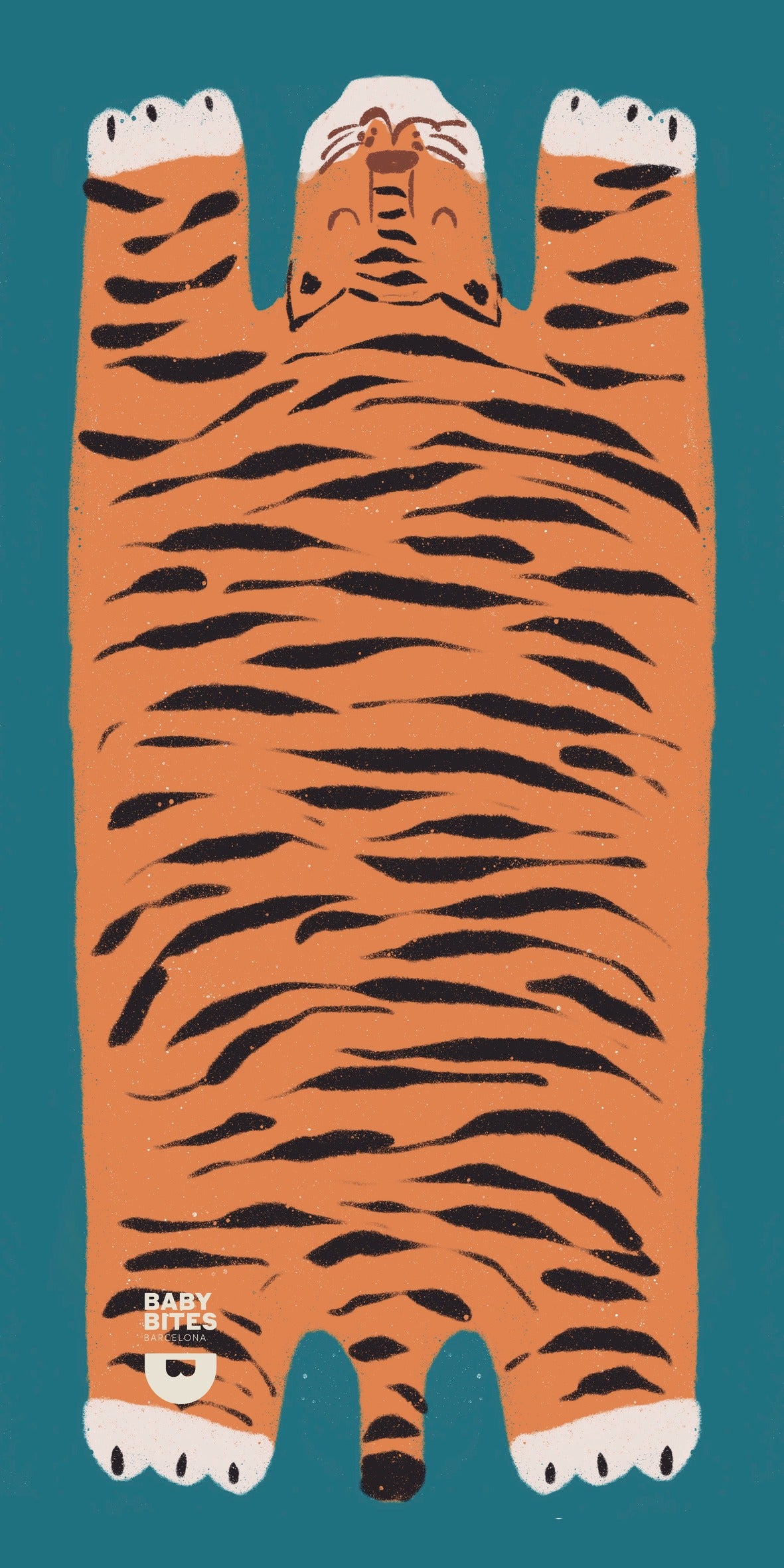BABY BITES ANIMAL TOWEL