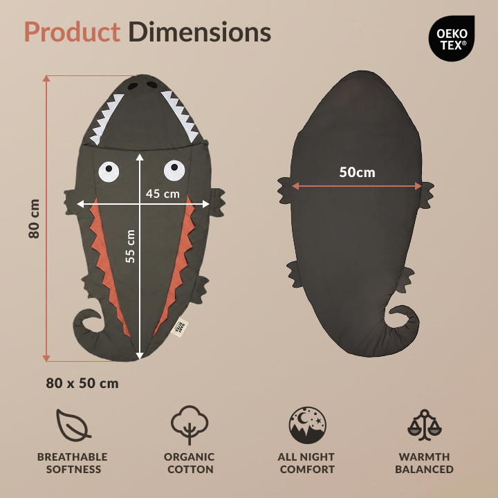 Baby Bites Baby Sleeping Bag - Crocodile