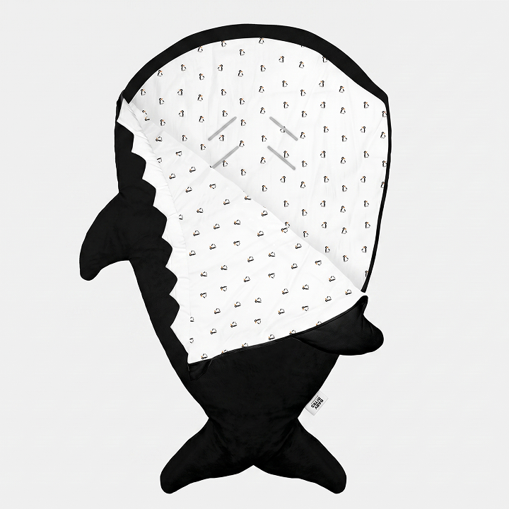 Baby Bites Orca Baby Sleeping Bag - Black