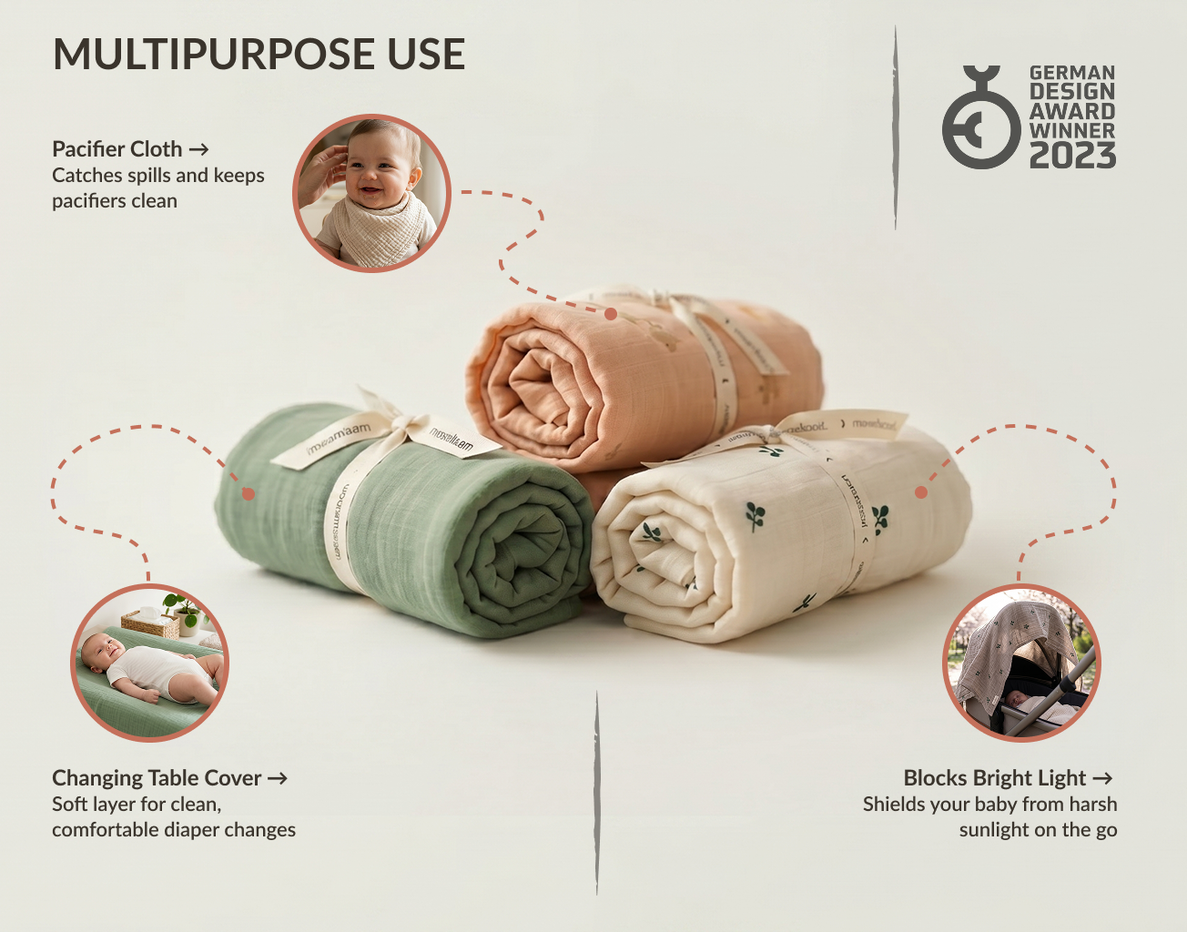 ORGANIC MUSLIN (2 pack)