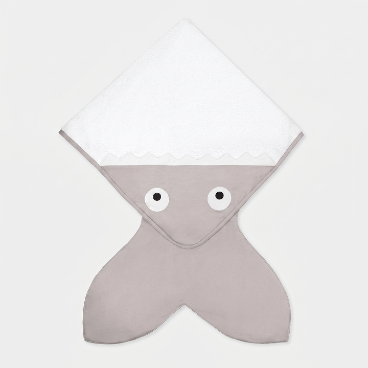 Baby Bites Baby Towel Cape Sharp