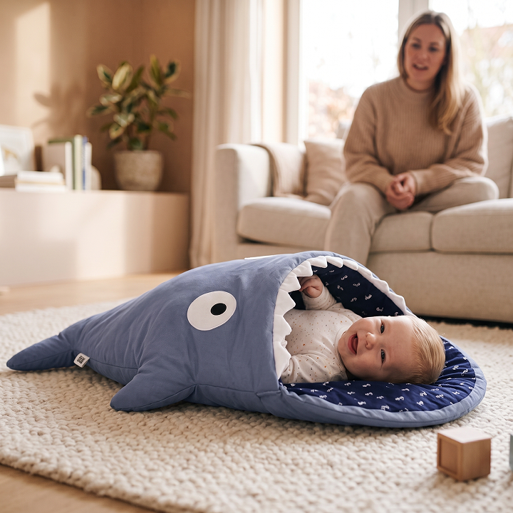 Baby Bites Shark Baby Sleeping Bag