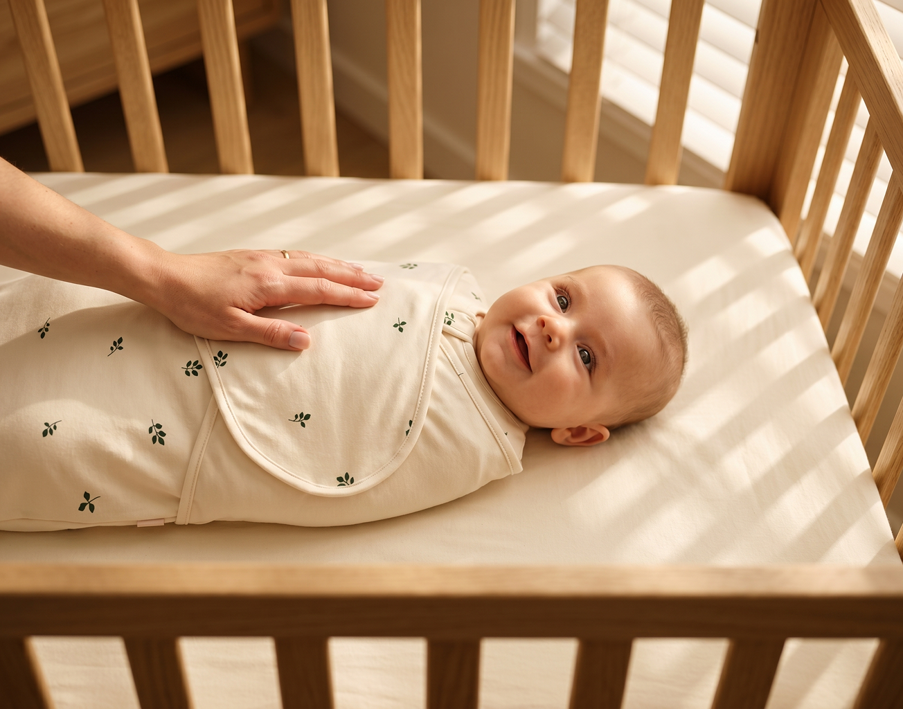 Moonboon Baby Swaddle - Leaf