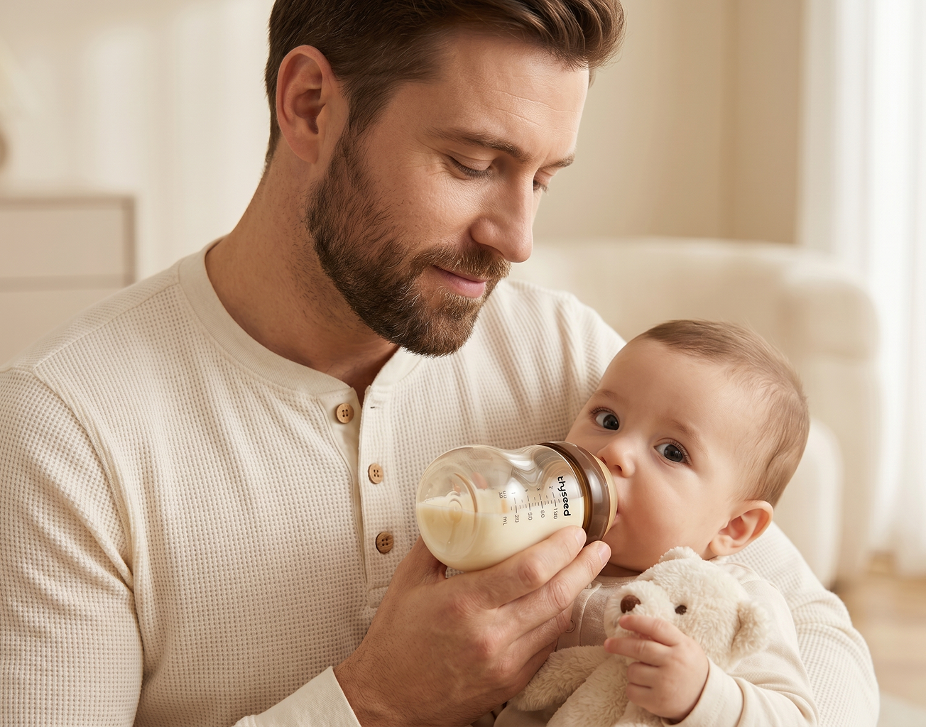 Thyseed PPSU Anti Colic Baby Bottle - (0-1 Months)